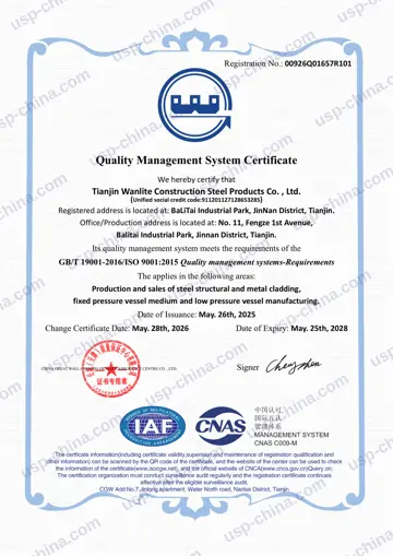 ISO 9001:2015 certificate