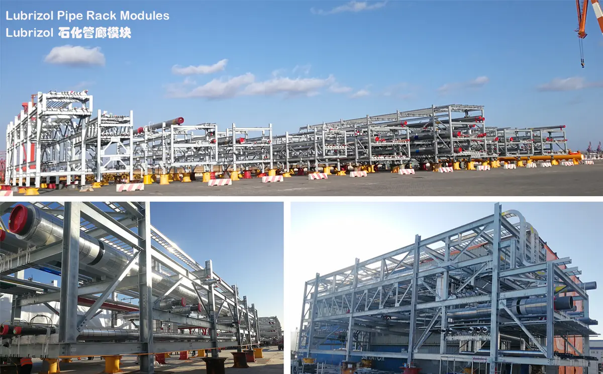 Lubrizol pipe rack modules