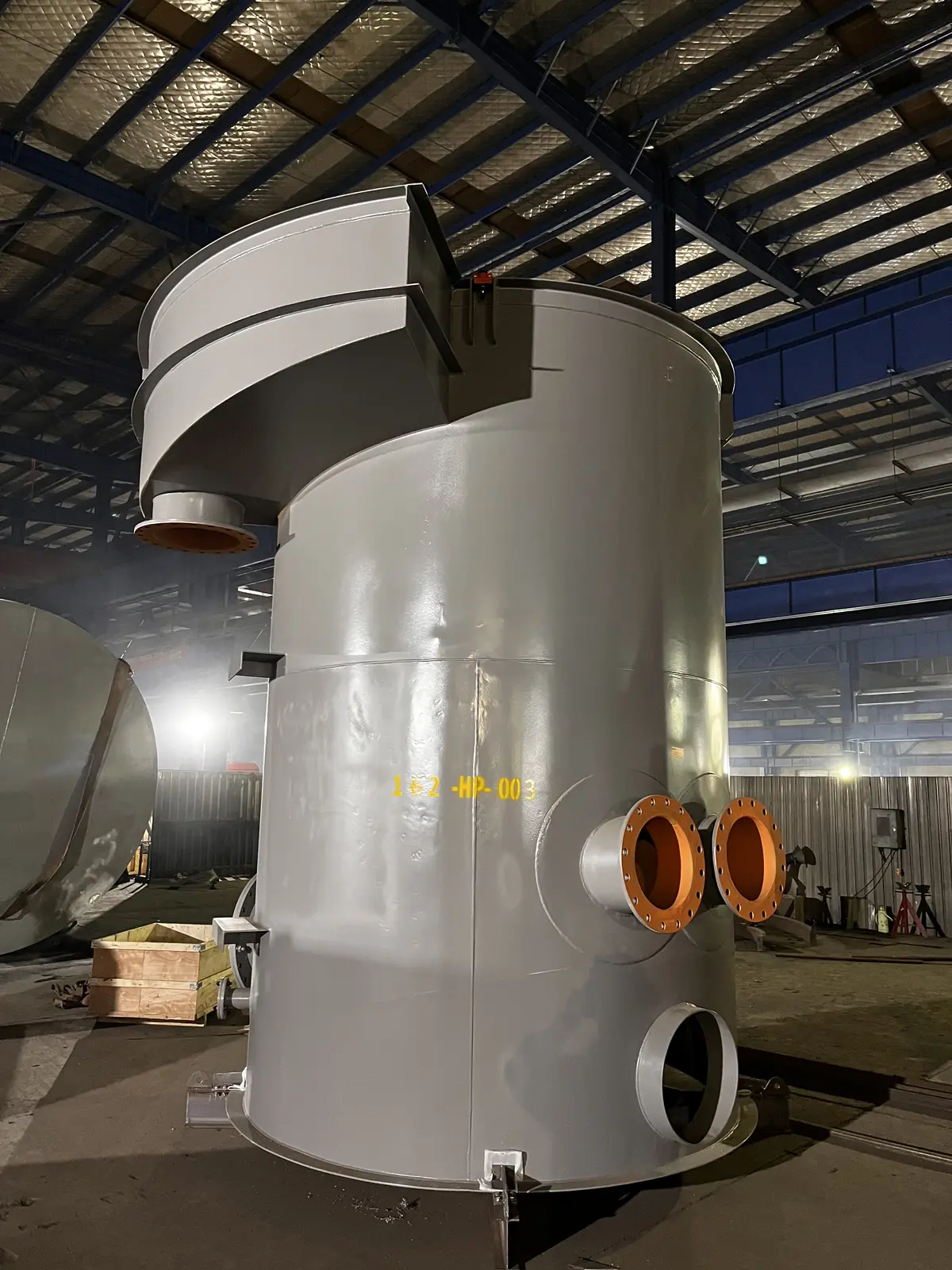 Coated vessel